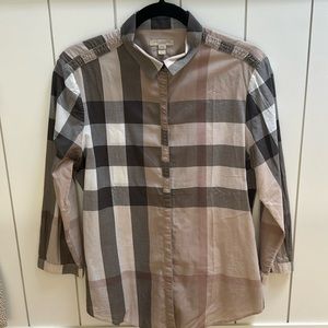 BURBERRY CHECK SHIRT SIZE L